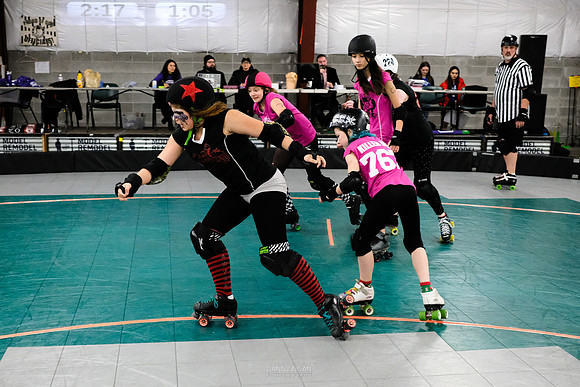 Evil Angels vs. Poison Skid'les.