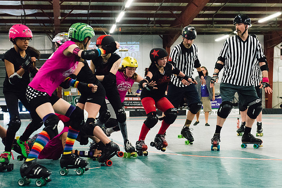 Evil Angels vs. Poison Skid'les.