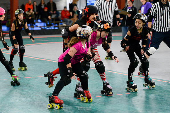 Evil Angels vs. Poison Skid'les.
