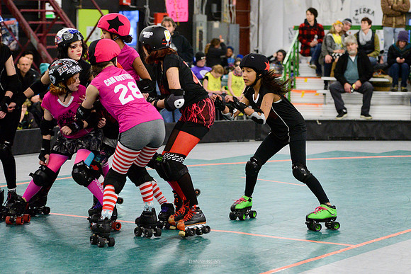 Evil Angels vs. Poison Skid'les.
