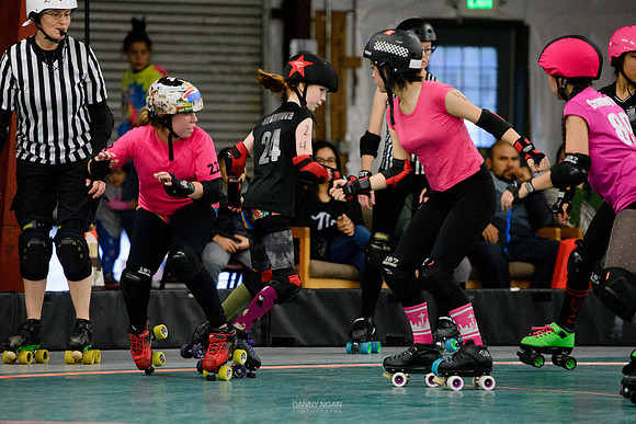 Evil Angels vs. Poison Skid'les.